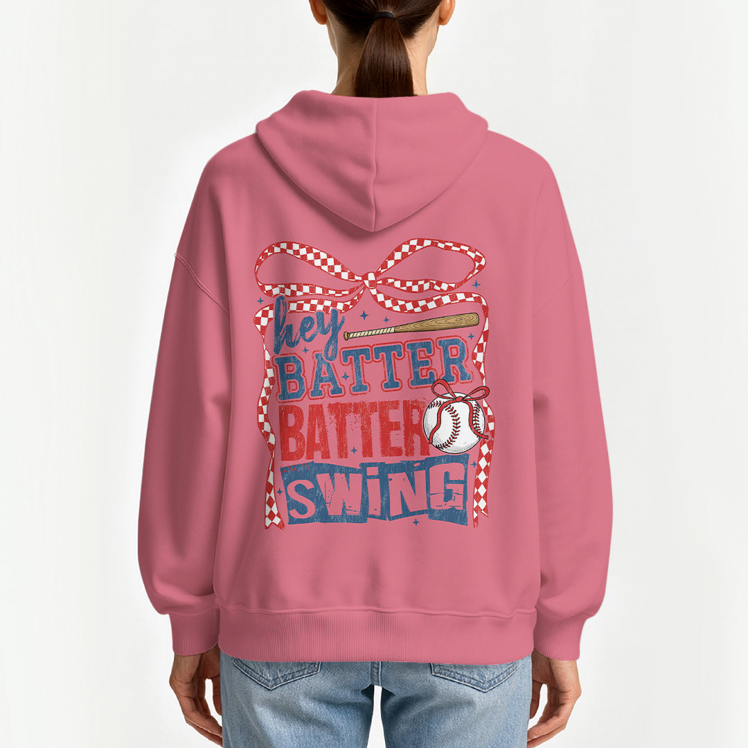 Hey Batter Batter Swing - All Over Print Baseball Hoodie