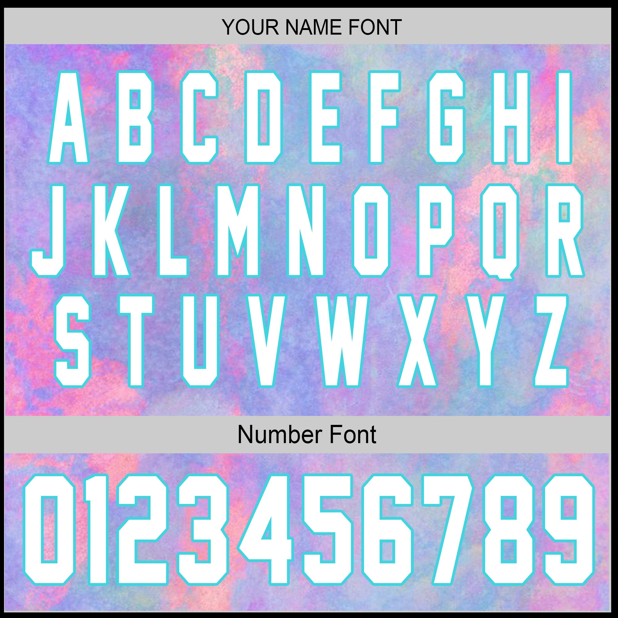 Custom Jersey Baseball – Watercolor Pastel Background