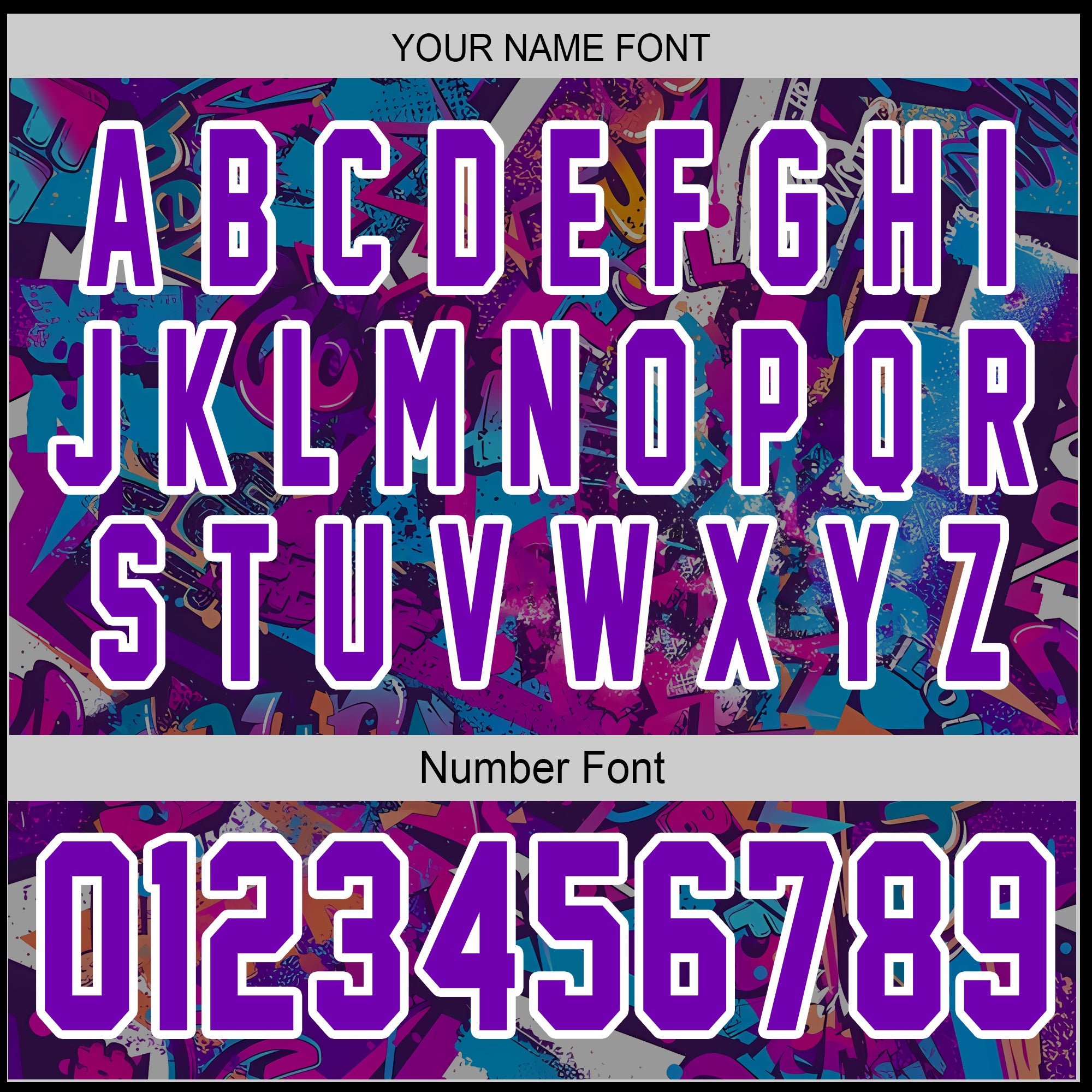 Custom Baseball Jersey - Graffiti Street Pop Art