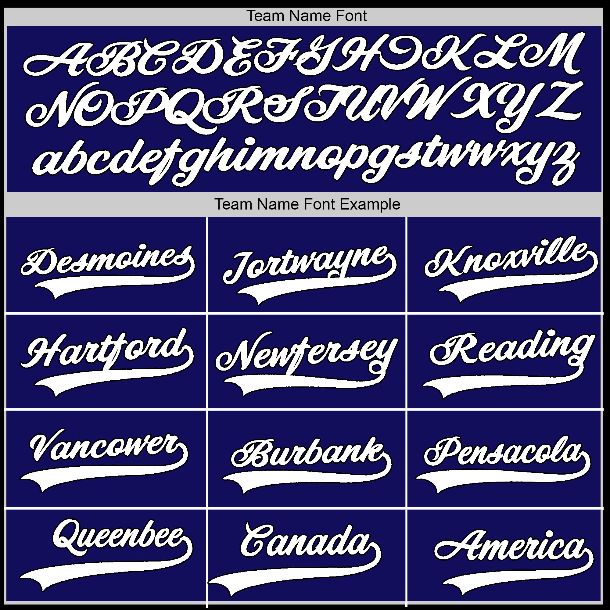 Navy Bold Custom Jersey – Personalized Name & Logo on Classic Blue Baseball Style