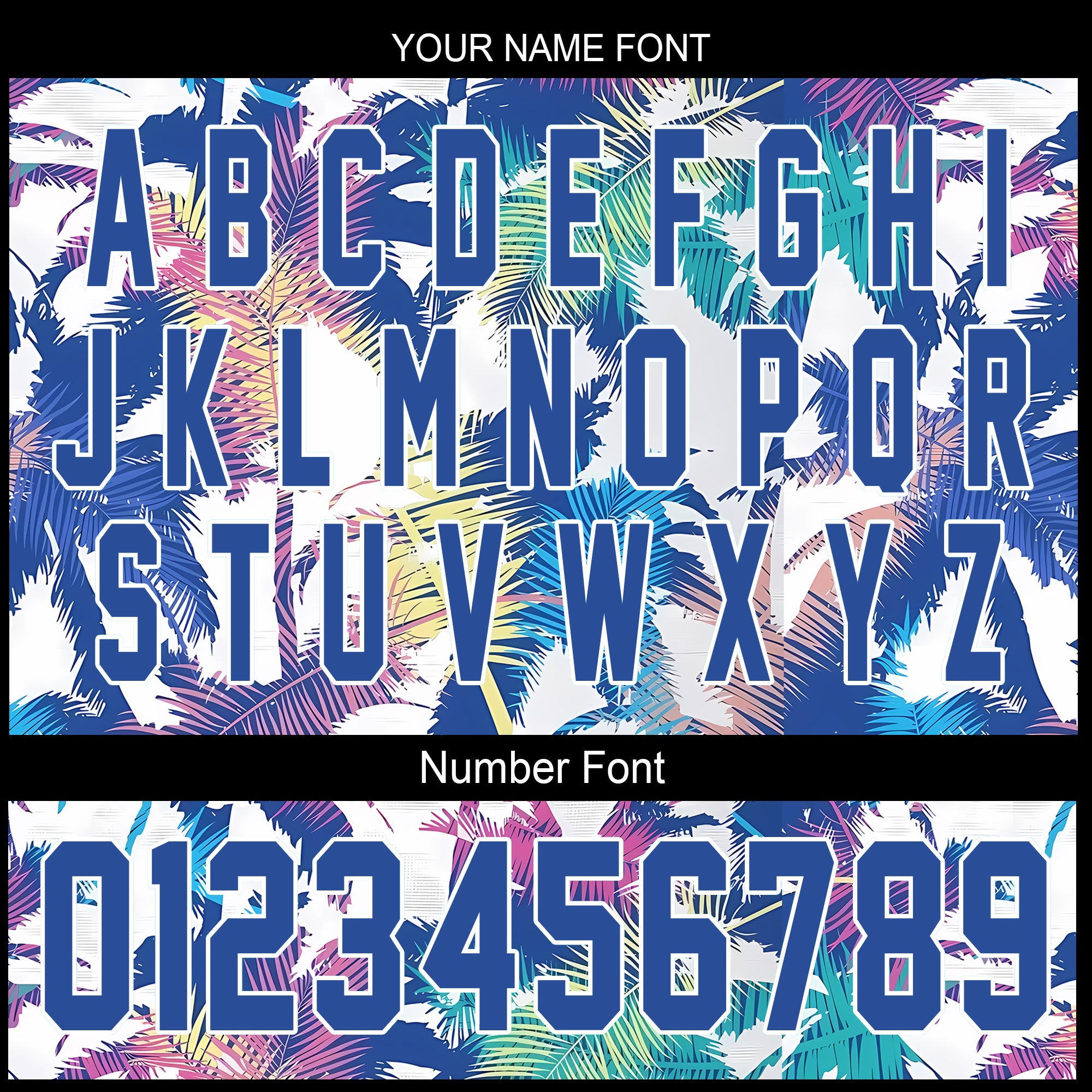 Custom Tropical Palm Baseball Jersey – Sunset Breeze Edition