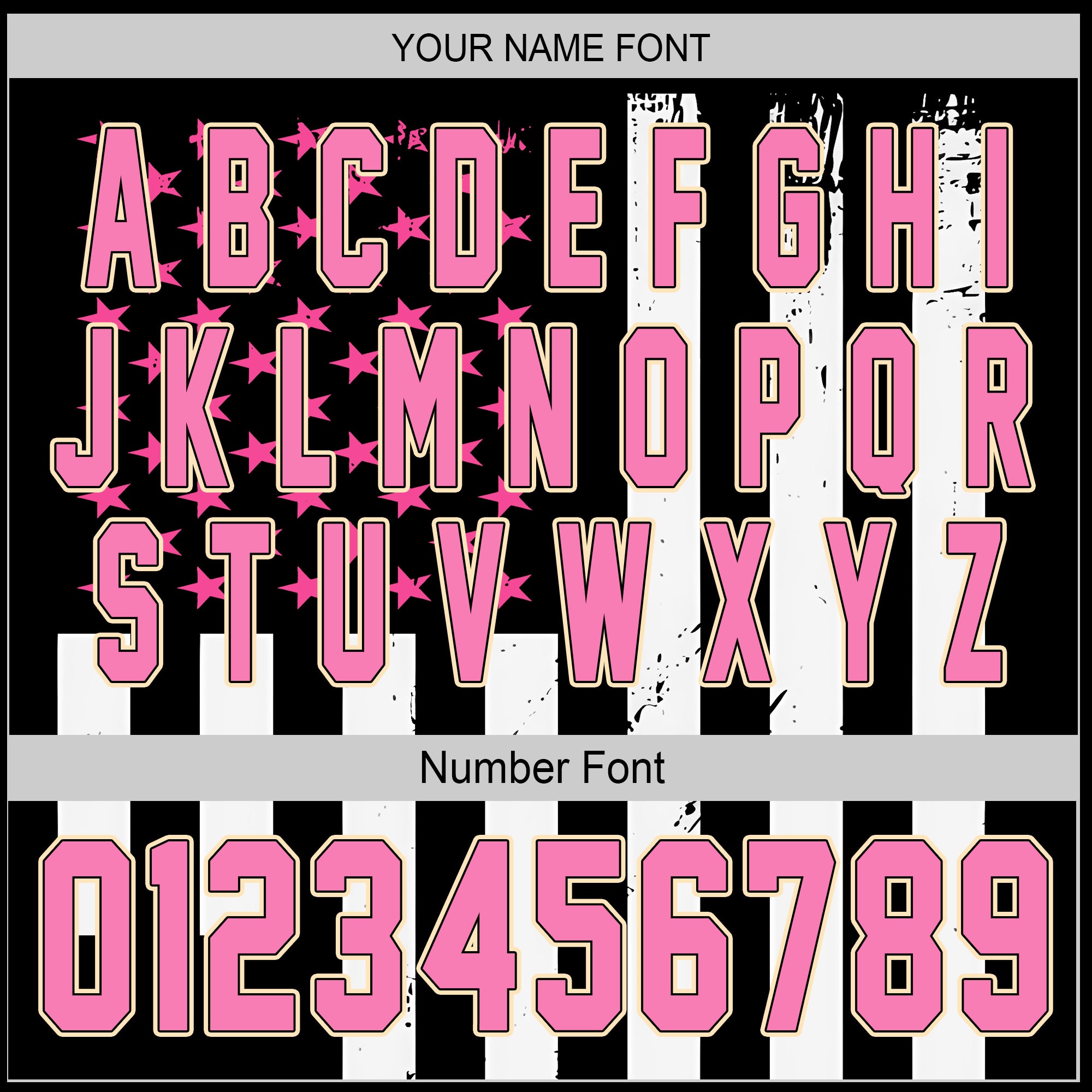 Custom Baseball Jersey - Black Flag Breast Cancer Awareness