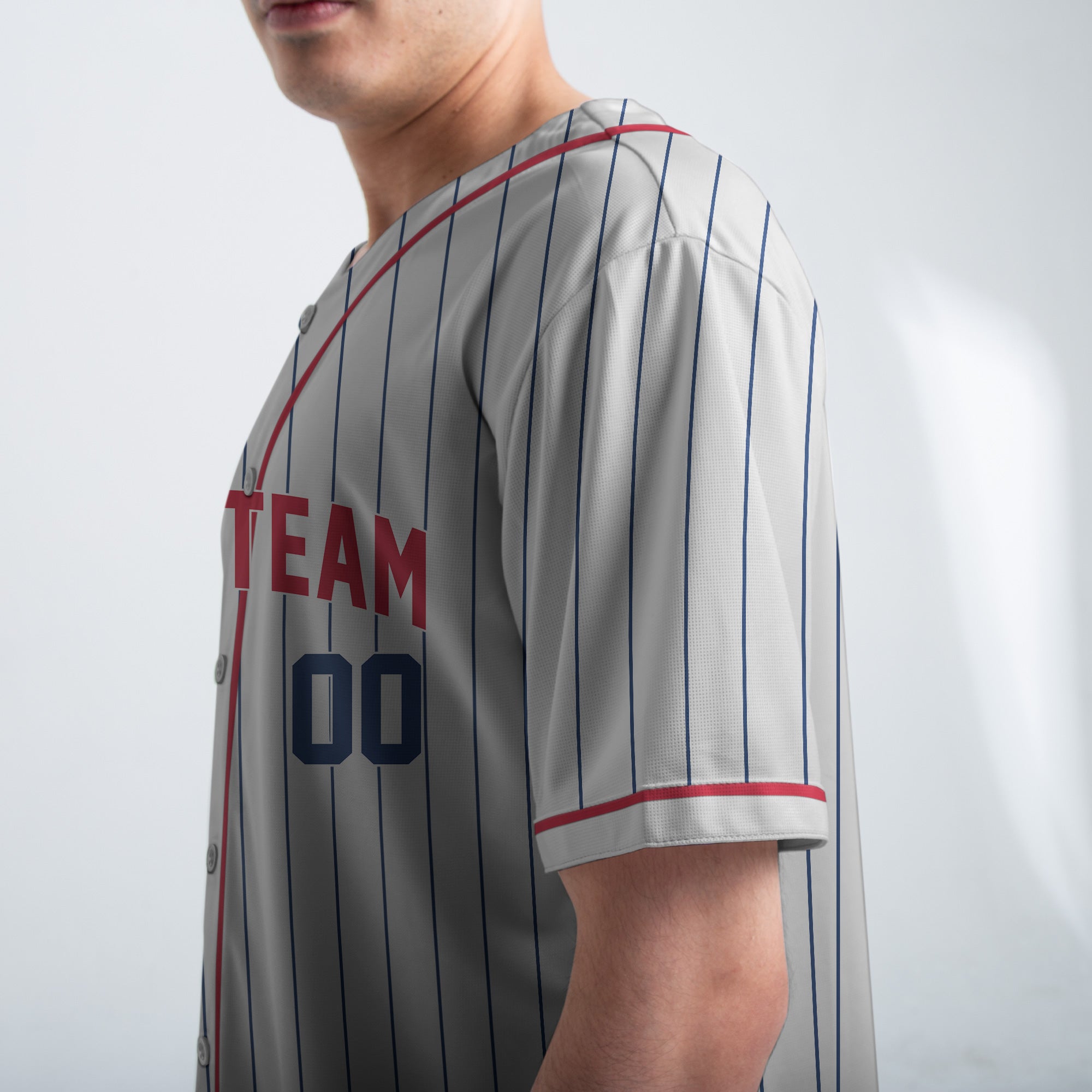 RED, WHITE, FERAL AND BASEBALL - Custom 4th Of July Baseball Jersey