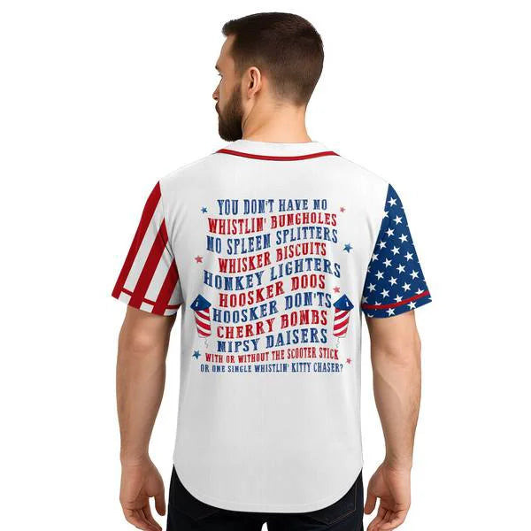 Merica 4th Of July Baseball Jersey Shirt - Baseball Jersey Shirt For Baseball Lover, Baseball Fan