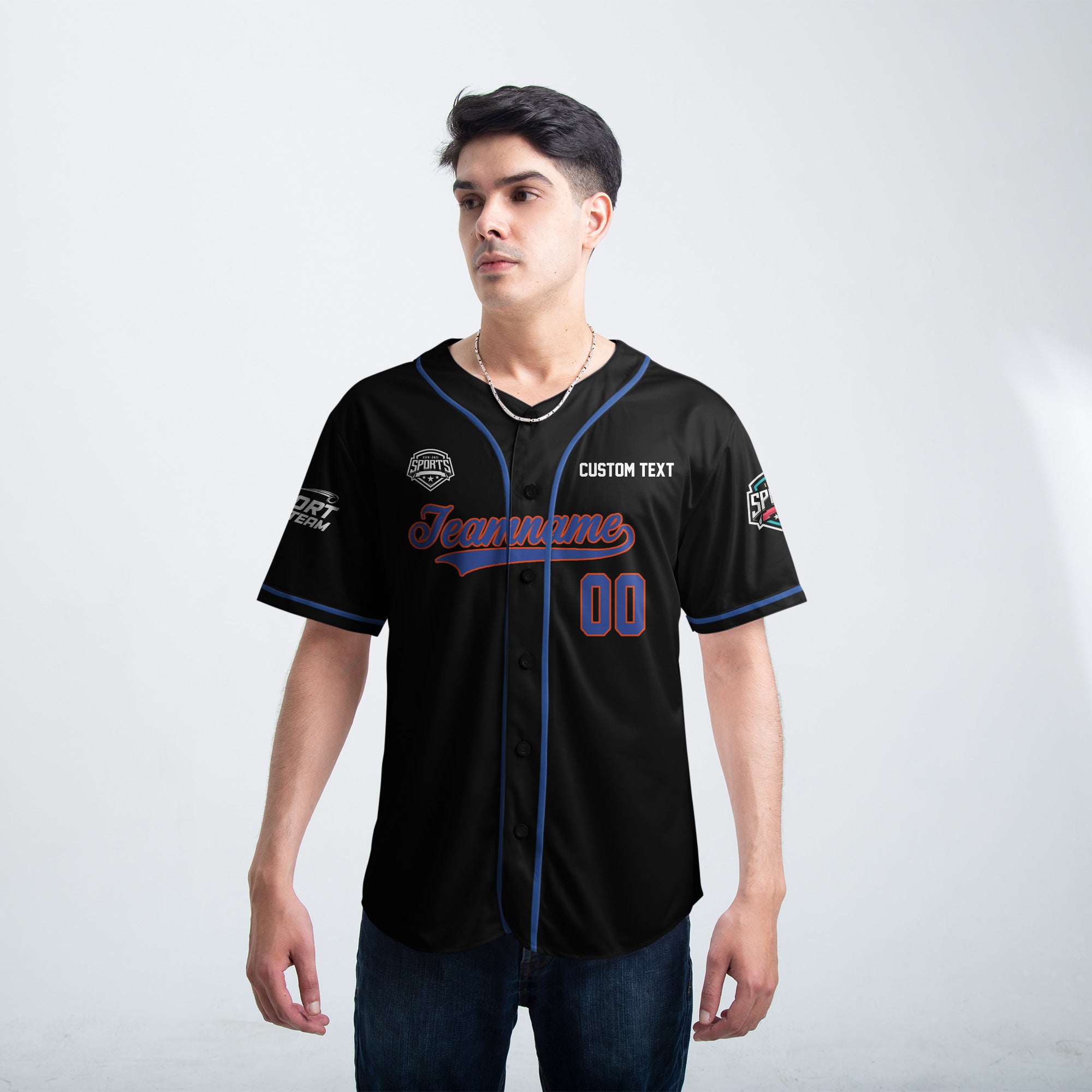 Midnight Power Custom Baseball Jersey