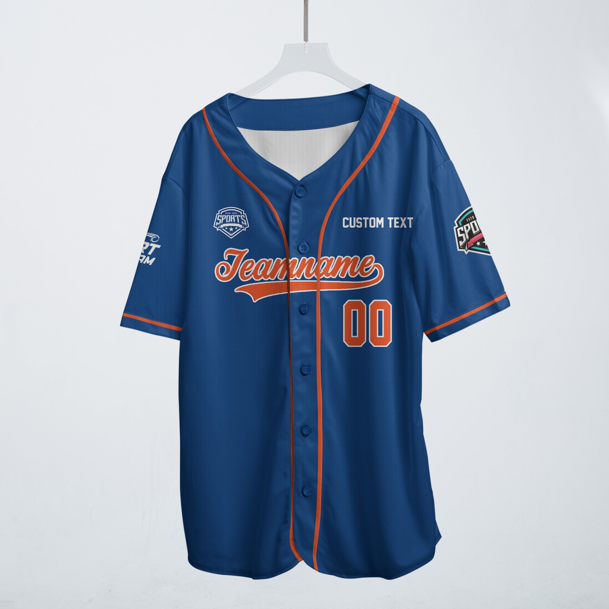 Royal Strike Custom Baseball Jersey