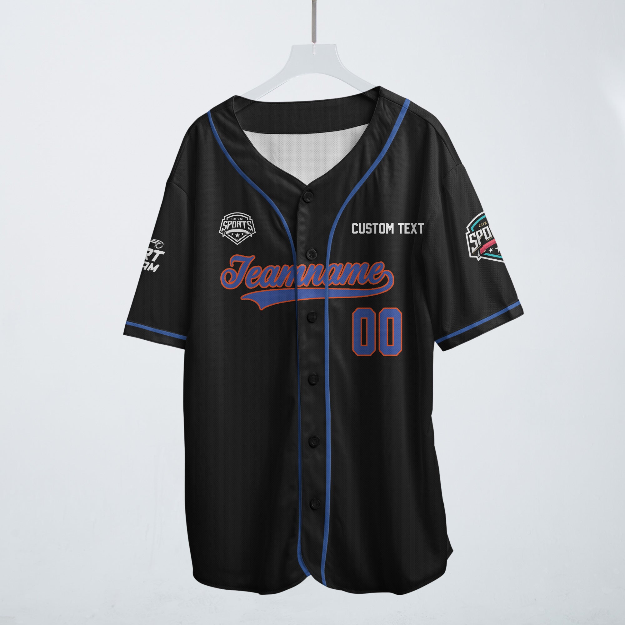 Midnight Power Custom Baseball Jersey