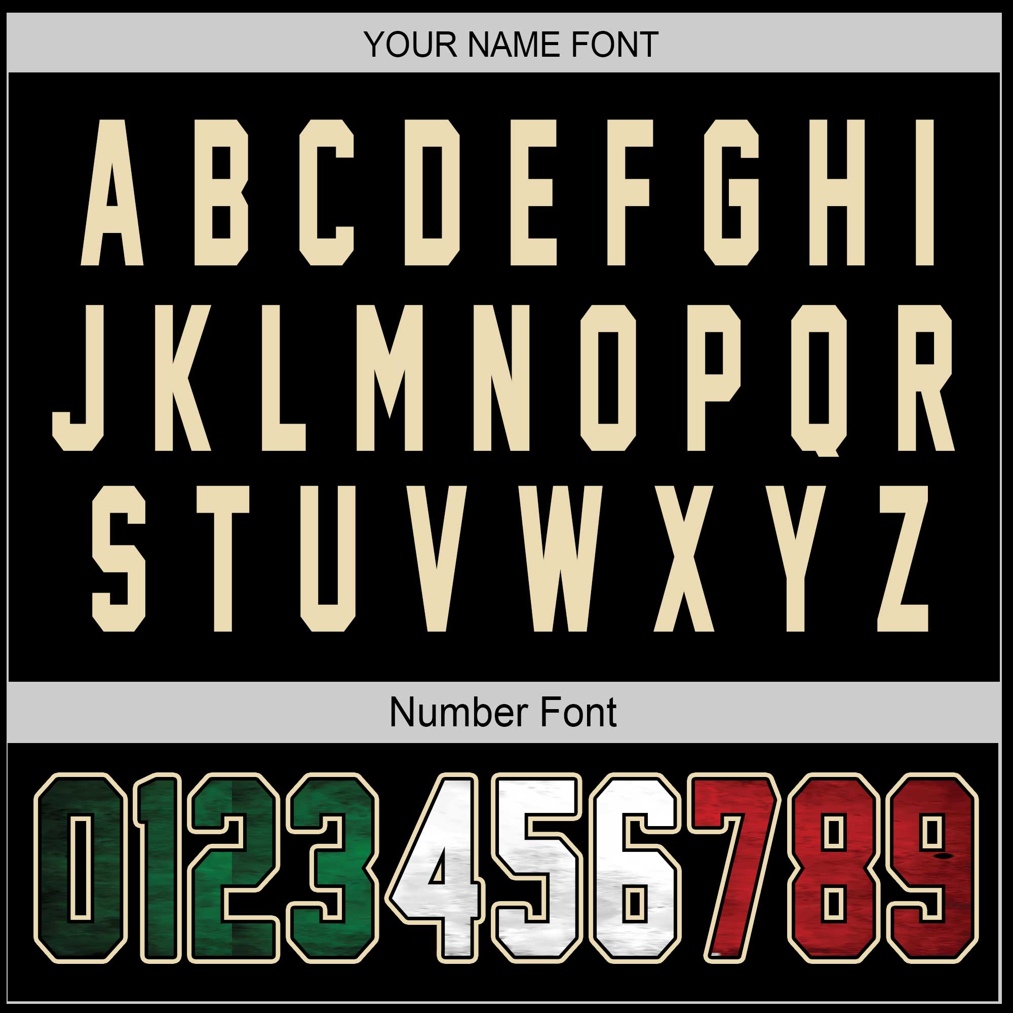 Custom Black Cream Baseball Jersey – Mexican Flag Number Detail, 3D Heritage Design