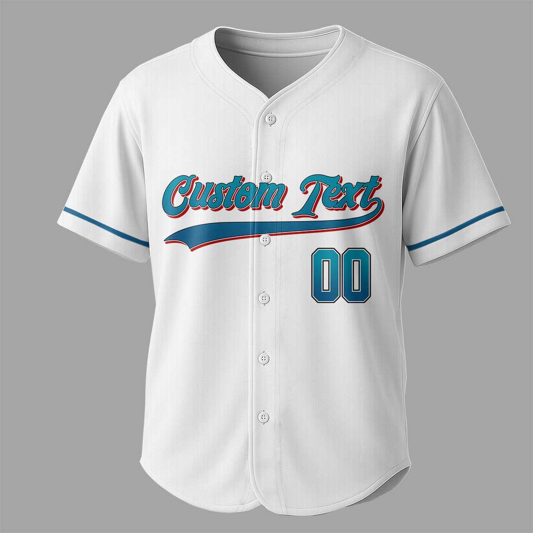At The Ballpark Is Where I Spend Most Of My Days - Custom White Blue Baseball Jersey