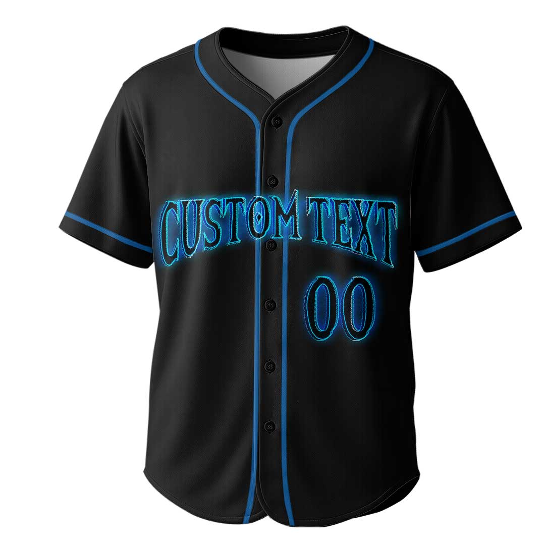 I Have Two Titles and I Rock Them Both - Custom Black Skull Baseball Jersey