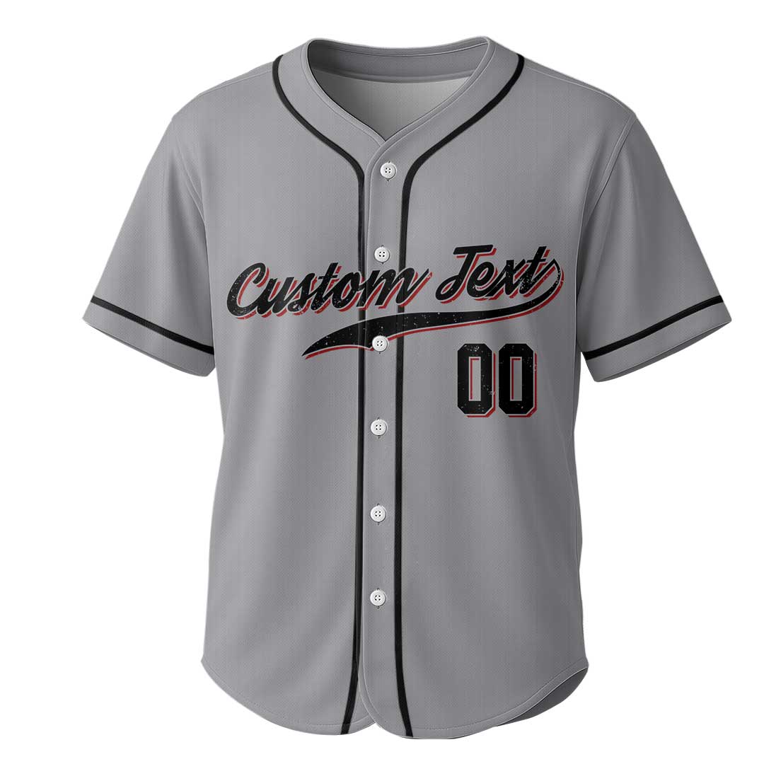 Lifetime Member of Grumpy Old Balls Club - Custom Grey Baseball Jersey