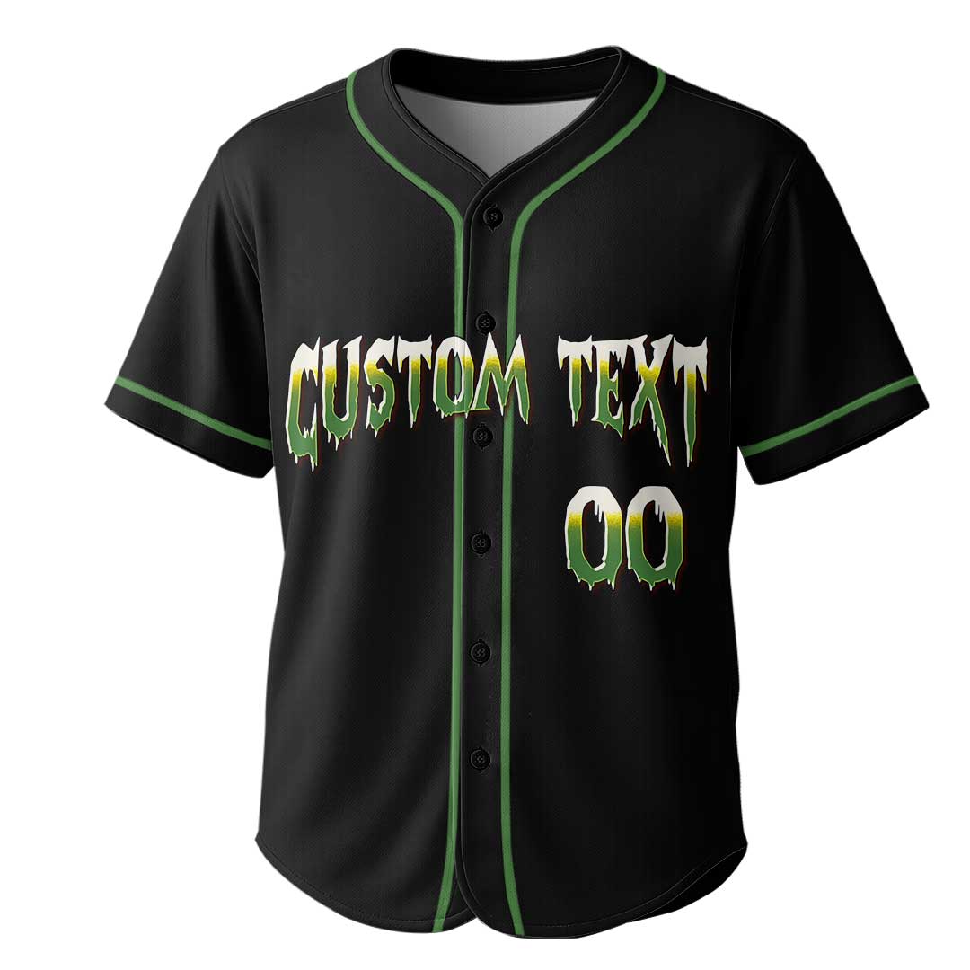 May Dead Inside But Bat and Balls Still Work - Custom Black Skull Baseball Jersey