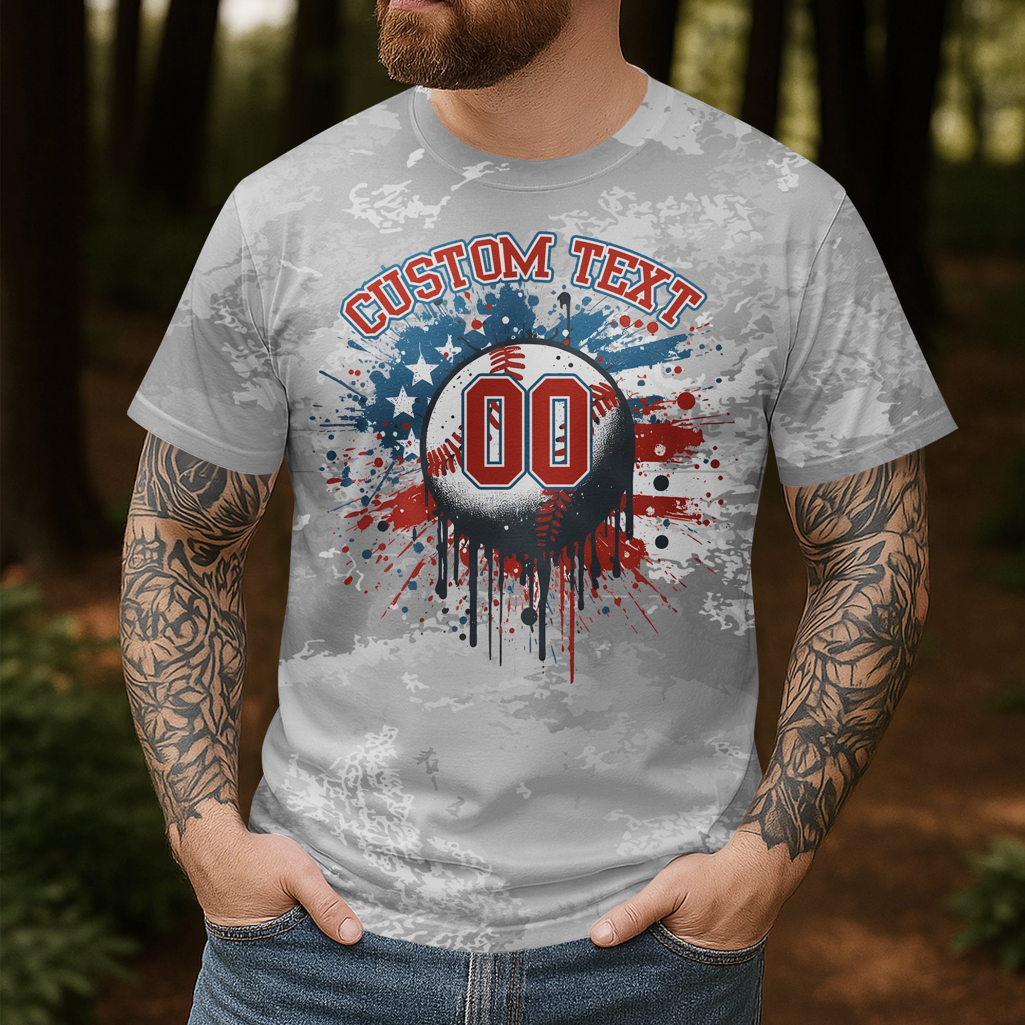 Chill The Fourth Out Custom All Over Print 4th Of July T-Shirt