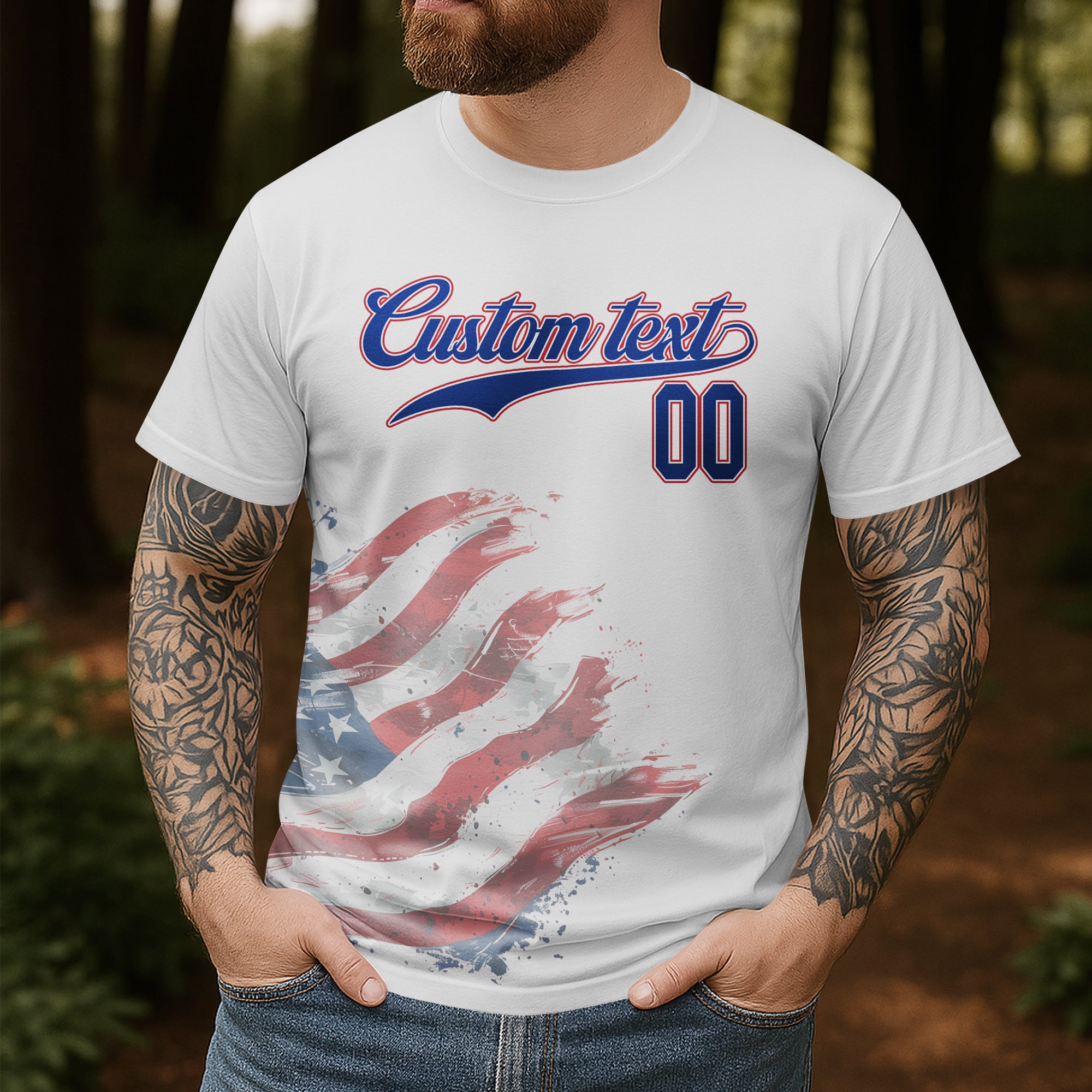Enough Light For A Game All Over Print Fourth Of July T-Shirt