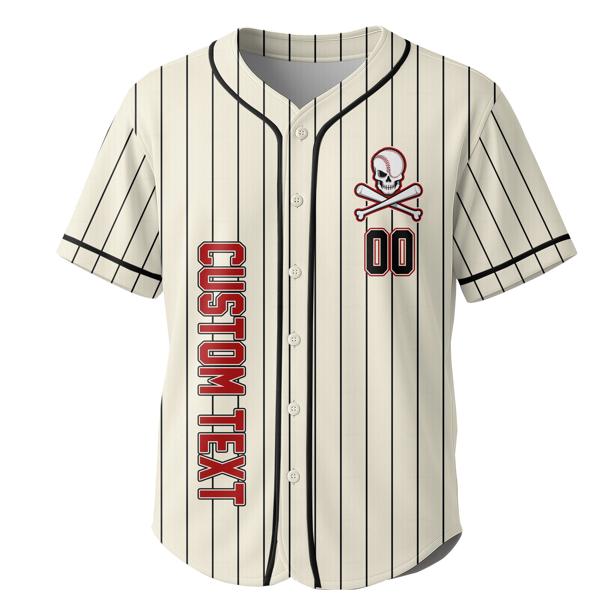 WELL RESPECTED - Custom Black White Cream Baseball Jersey
