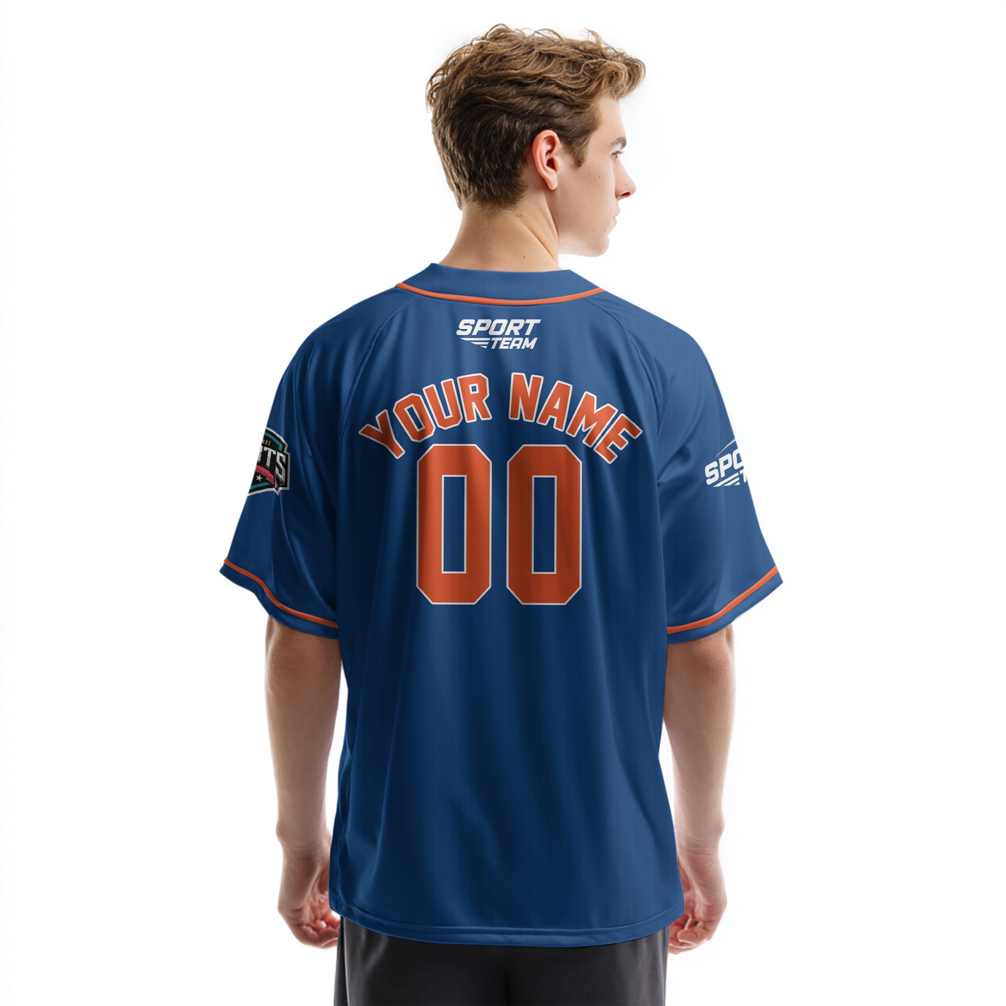 Royal Strike Custom Baseball Jersey