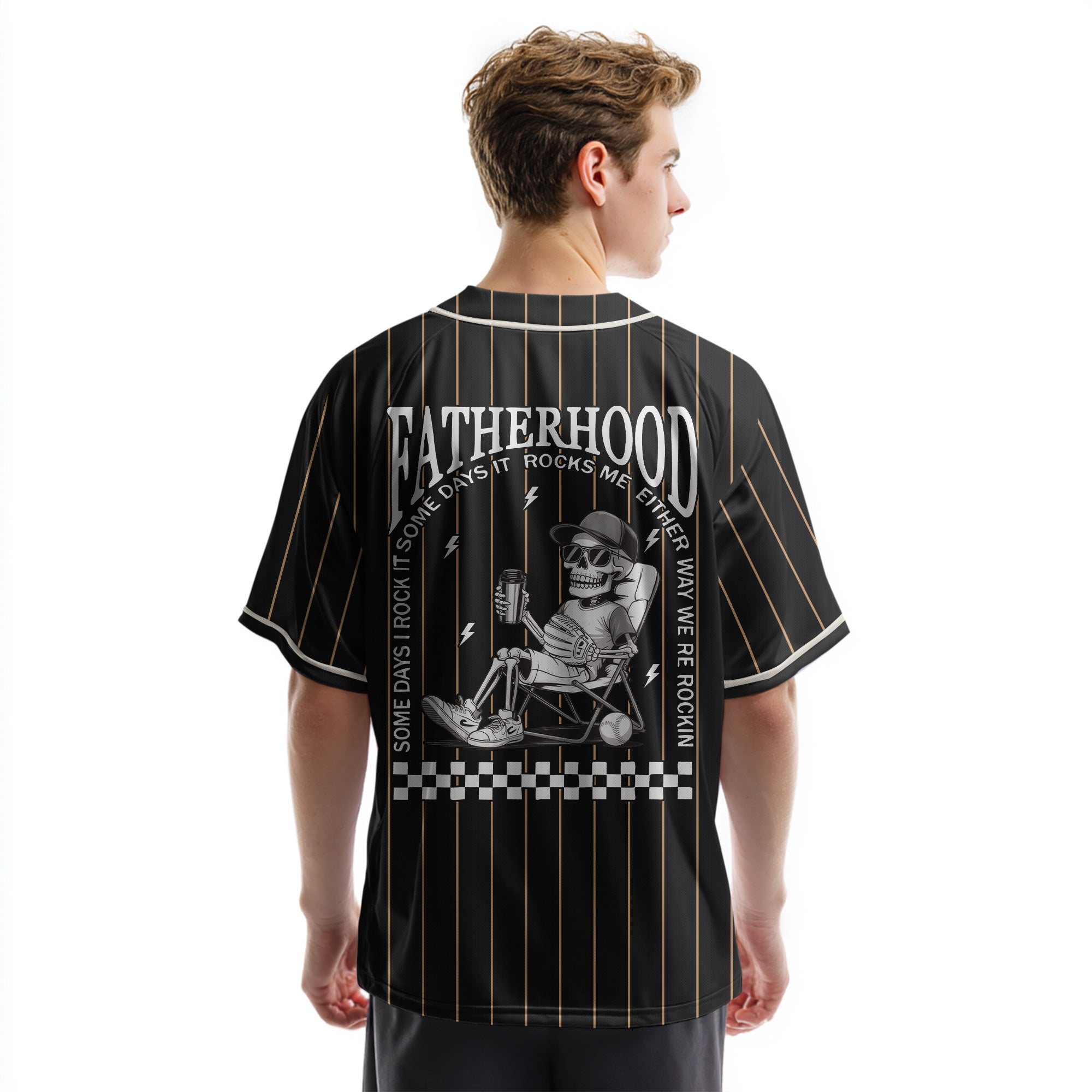 FATHERHOOD - Some days I rock it, some days it rocks me, either way we're rockin - Jersey Baseball