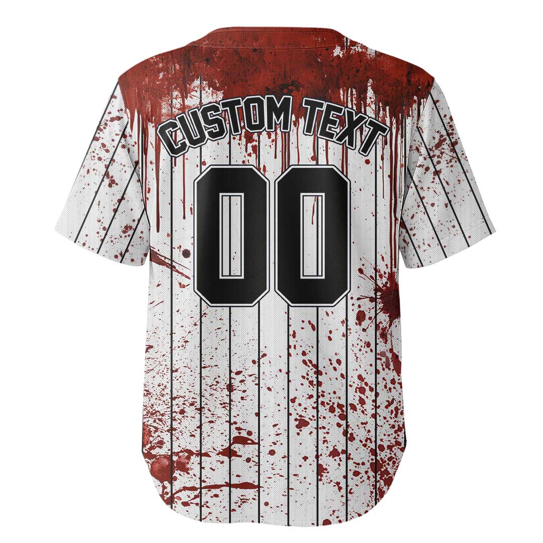 Custom Halloween Costume Zombies Cosplay Baseball Jersey