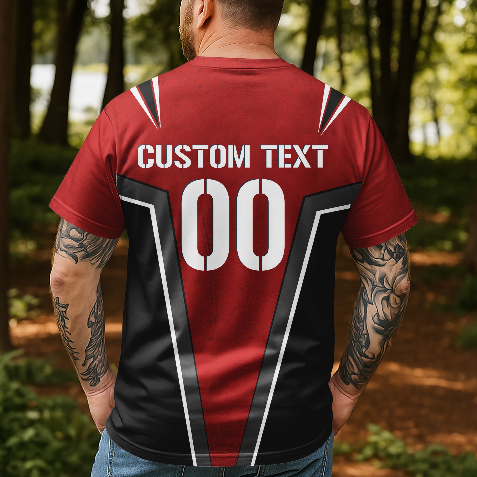 Go Grab Your Balls Custom All Over Print Baseball Black and Red T-Shirt