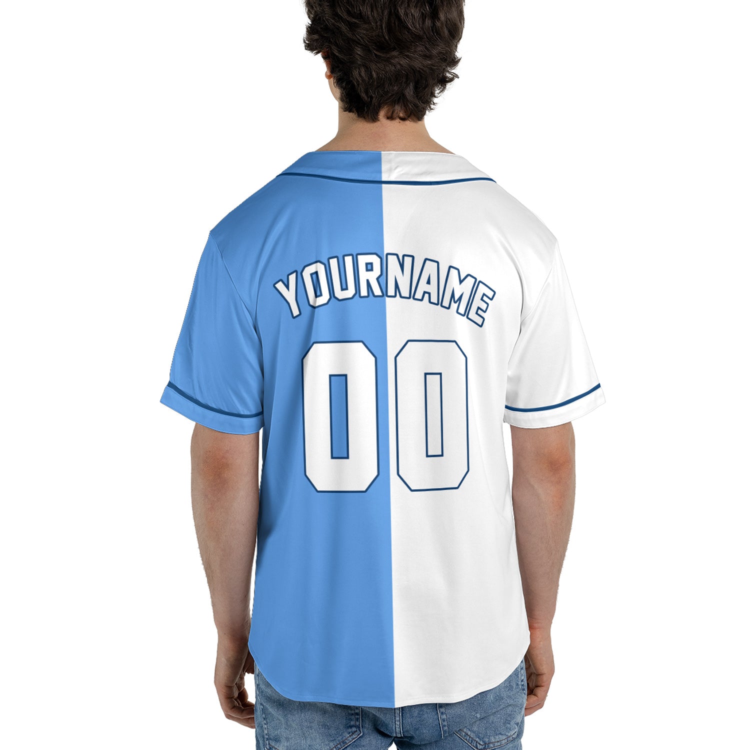 Custom Baseball Jersey – Green Camo Leo