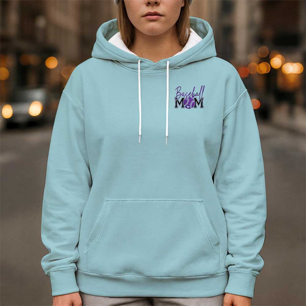 Baseball Mom - All Over Print Baseball Hoodie