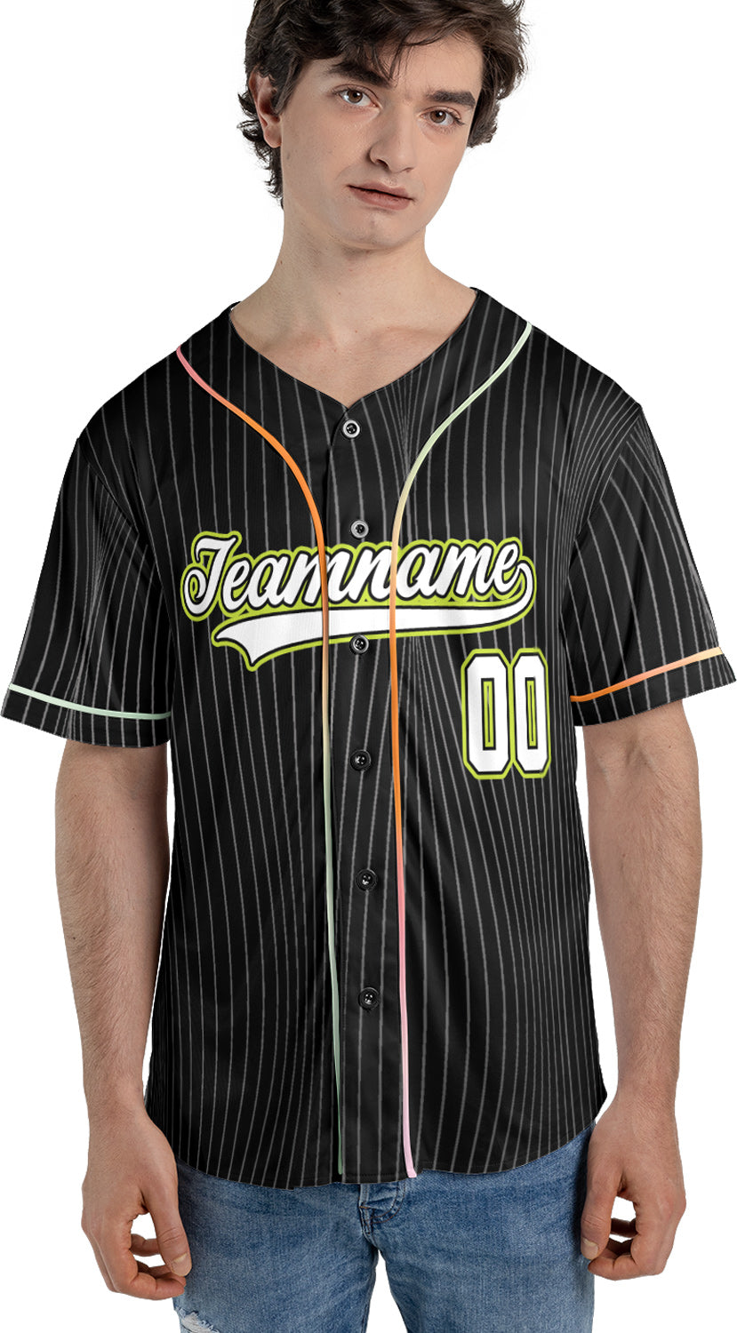 Neon Noir – Custom Name & Logo Baseball Jersey