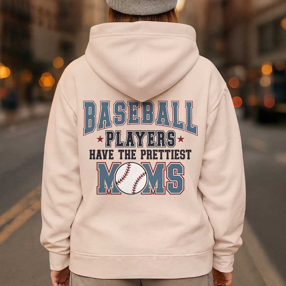 Baseball Players Have The Prettiest Moms - All Over Print Baseball Hoodie