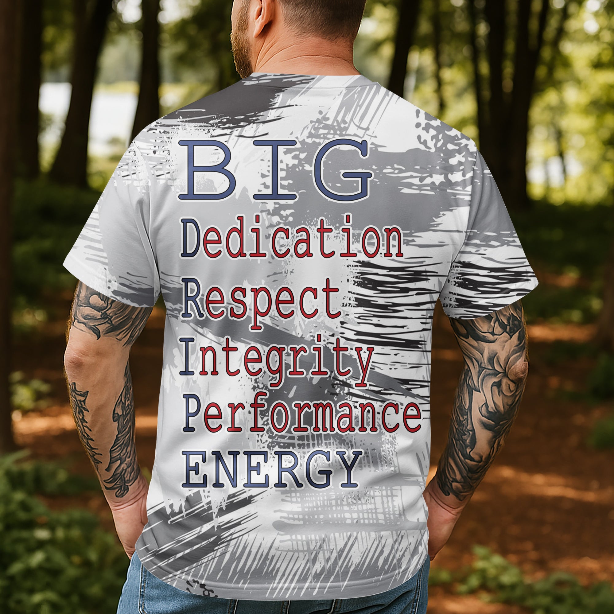 BIG D.R.I.P ENERGY Custom All Over Print Fourth Of July T-Shirt