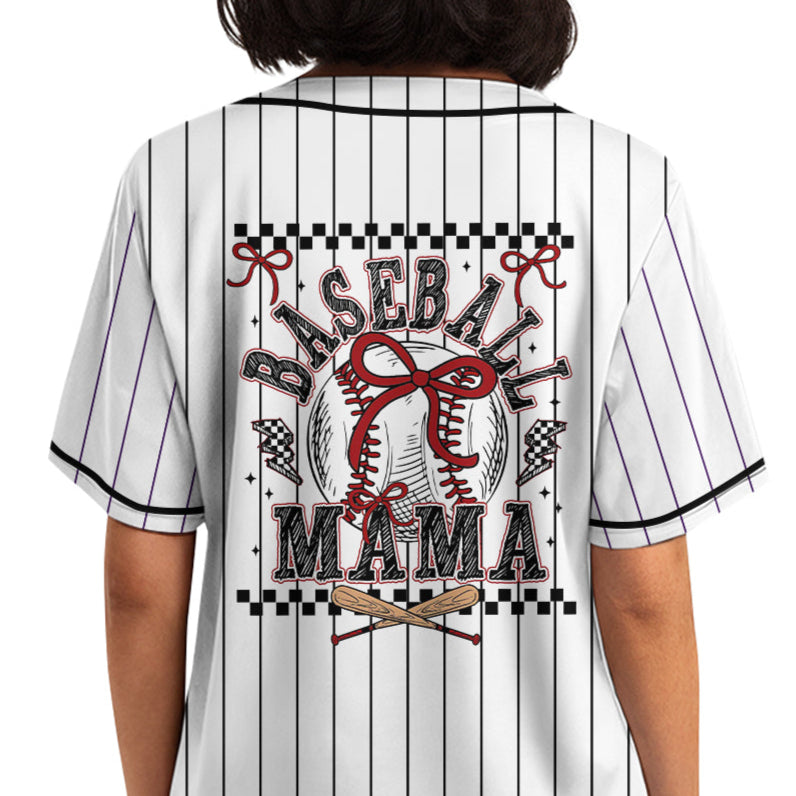 Baseball Mama - Custom Baseball Jersey For Mom
