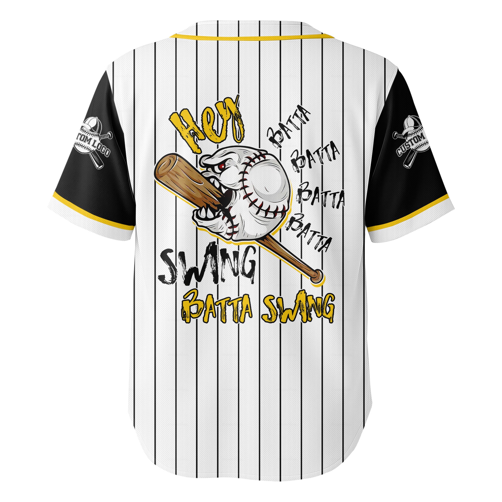 Custom Baseball Jersey - Funny Hey Batter Batter Swing - Baseball Jersey - Baseball Lovers Clothings