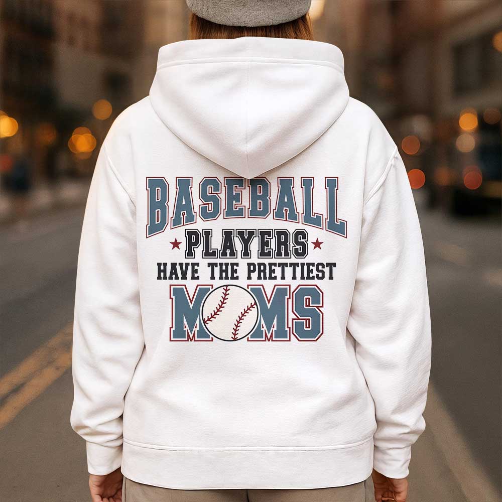 Baseball Players Have The Prettiest Moms - All Over Print Baseball Hoodie