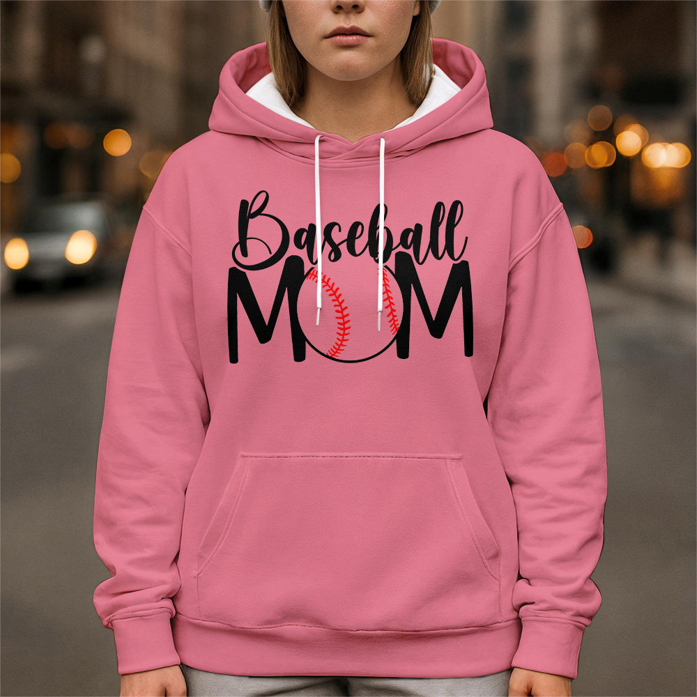 Baseball Mom Bleacher Creature With Opinions - All Over Print Baseball Hoodie