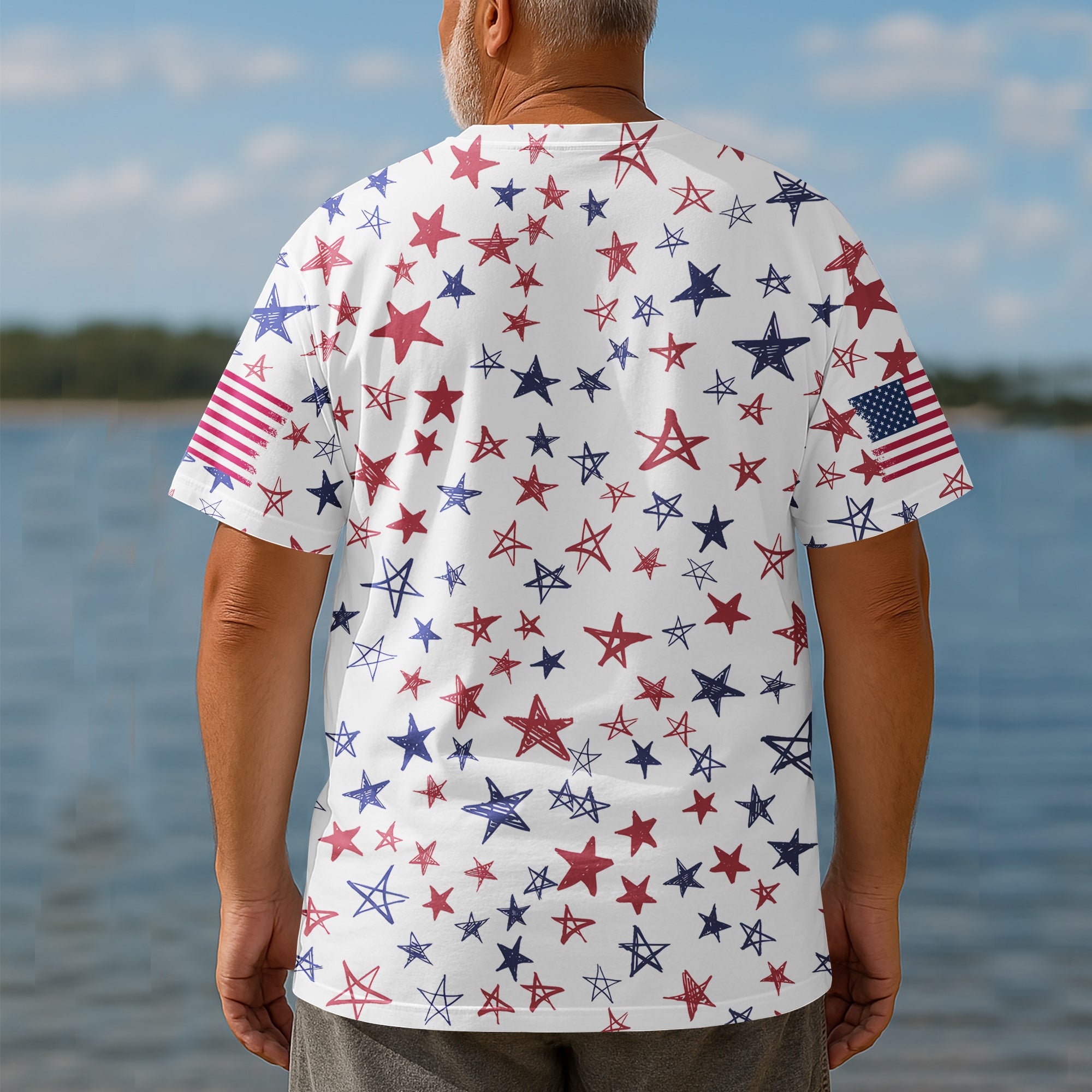 It's Time For Freedom Independence Day All Over Print T-Shirt