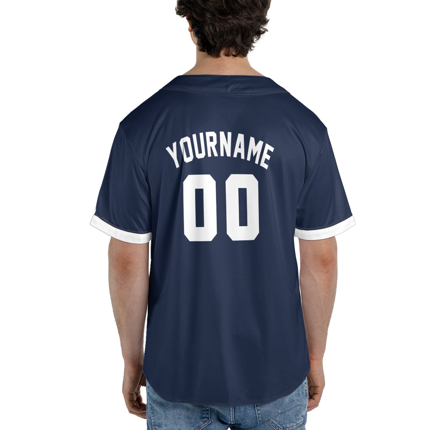 Midnight Navy Custom Jersey – Personalized Name & Team Logo