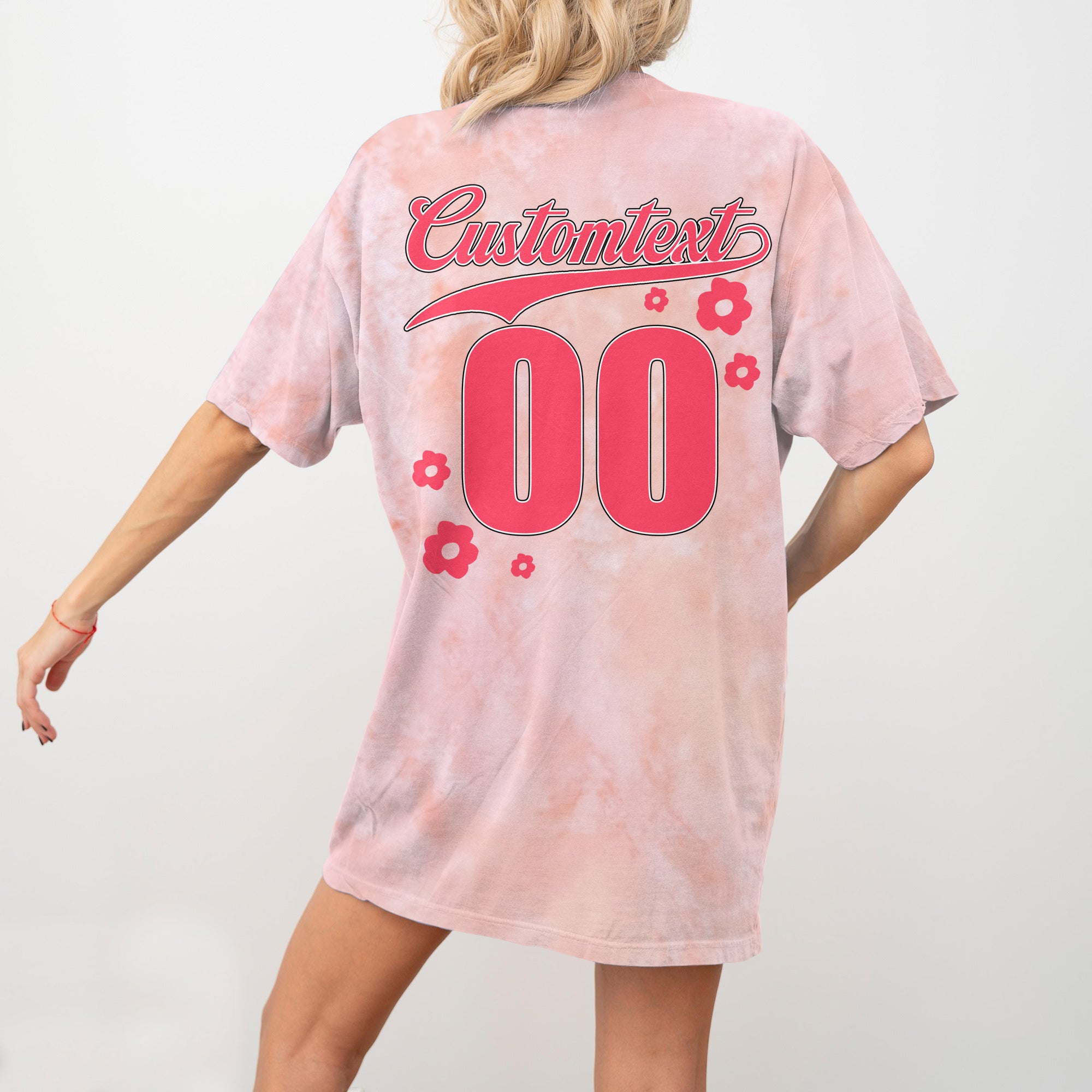 Pink Baseball Season Custom All Over Print Baseball T-Shirt