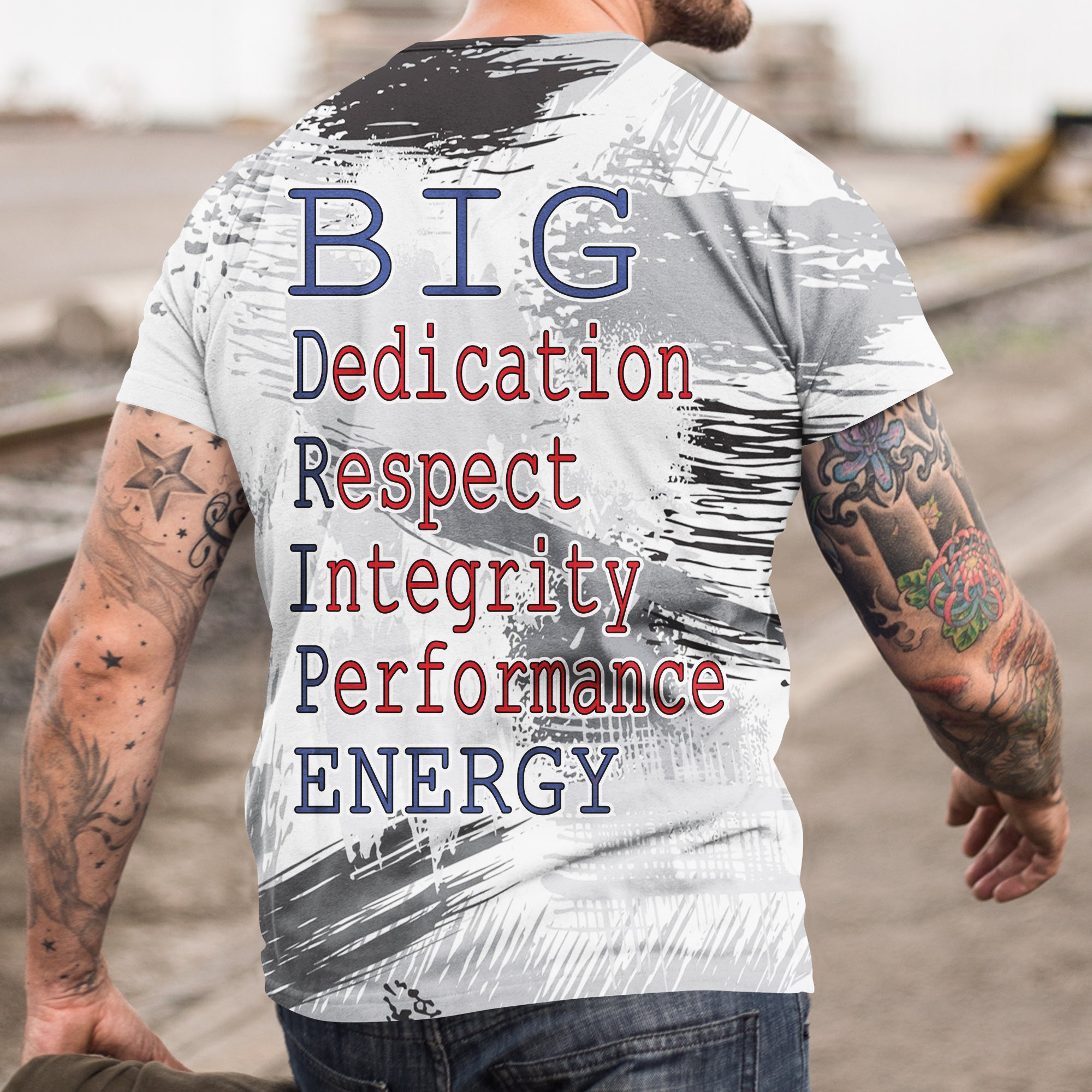 BIG D.R.I.P ENERGY Custom All Over Print Fourth Of July T-Shirt