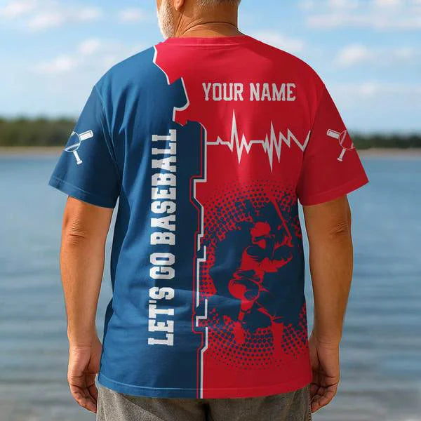 Let's Go Baseball - Baseball Lover - Custom Baseball 3D Tshirts Baseball Shirts for Lovers - All Over Print