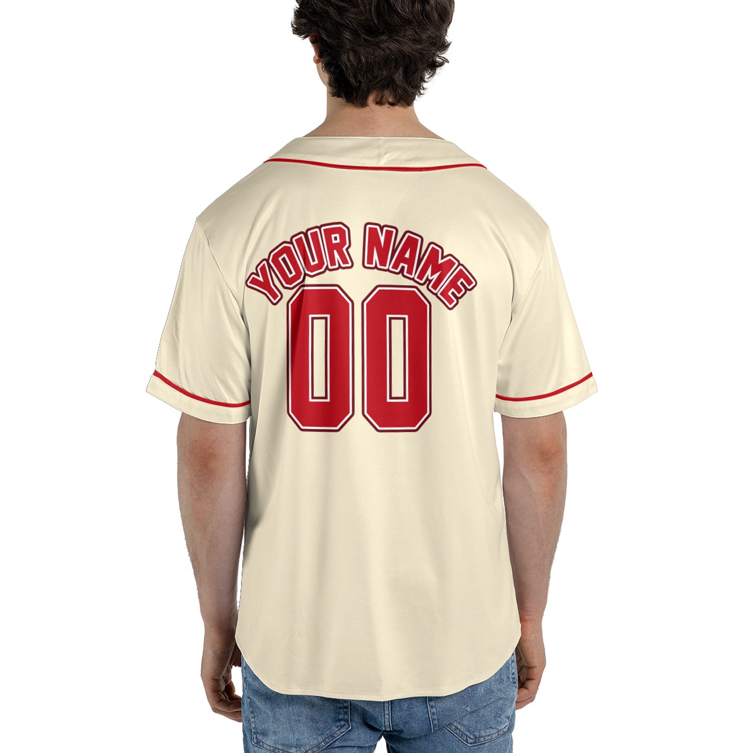 Vintage Creamfire – Custom Name & Logo Baseball Jersey