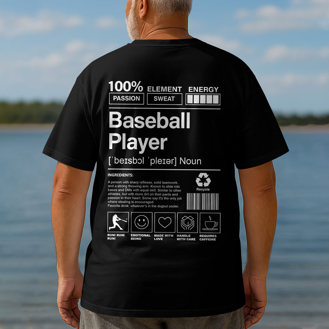 Baseball Ingredient Shirts - Baseball Shirts - Baseball Shirt For Baseball Lovers