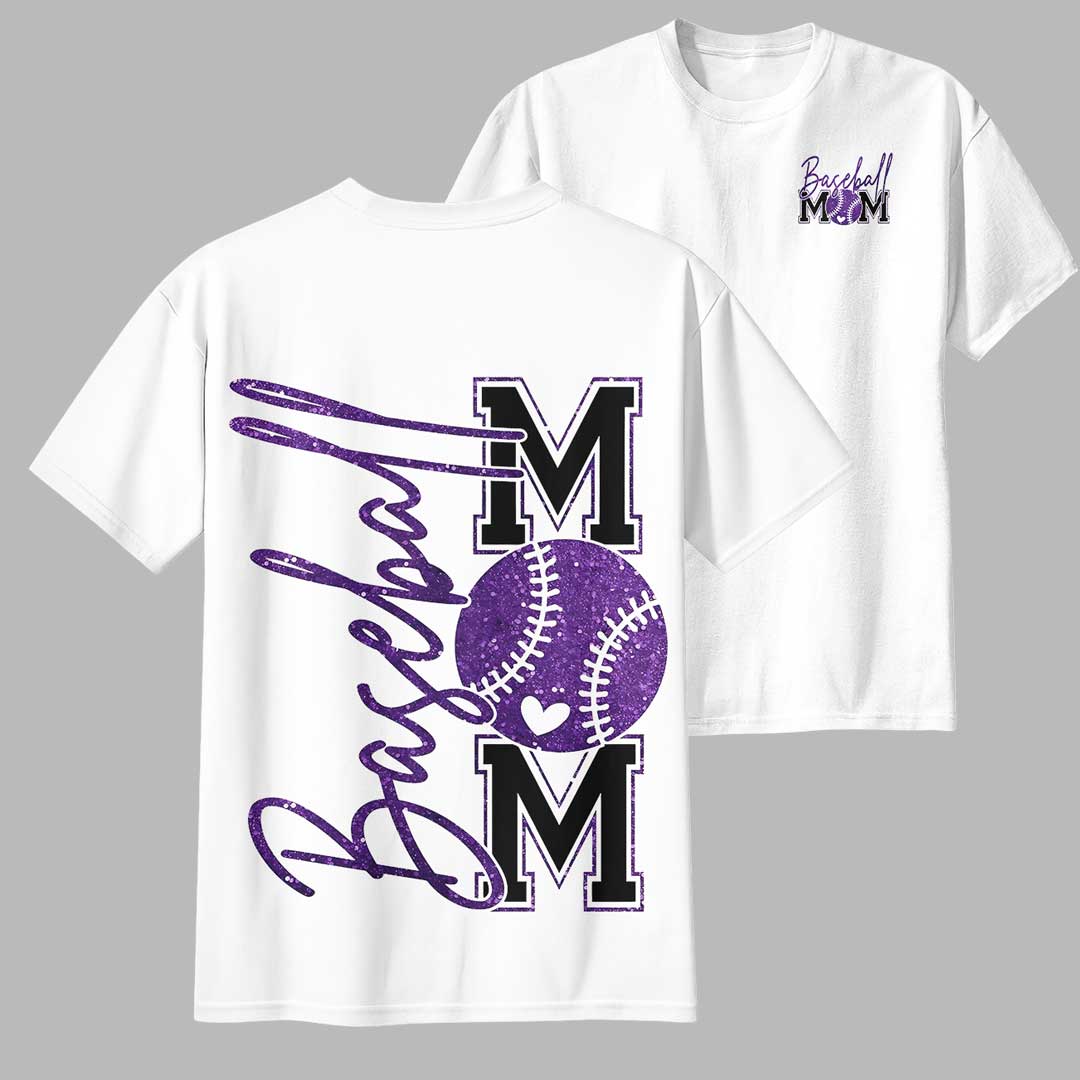 Baseball Mom - All Over Print Baseball Mom T-Shirt
