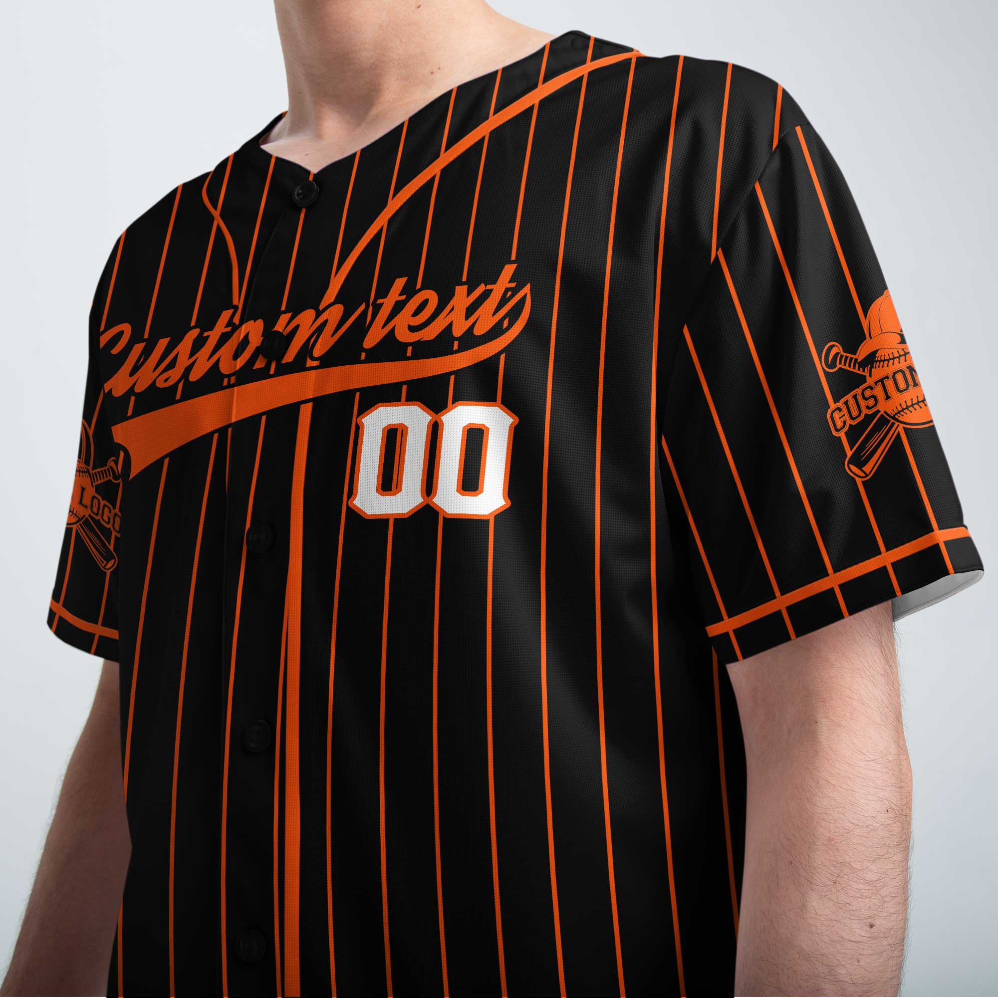 Busy Doing Hot Dad Stuff - Custom Black Orange Baseball Jersey