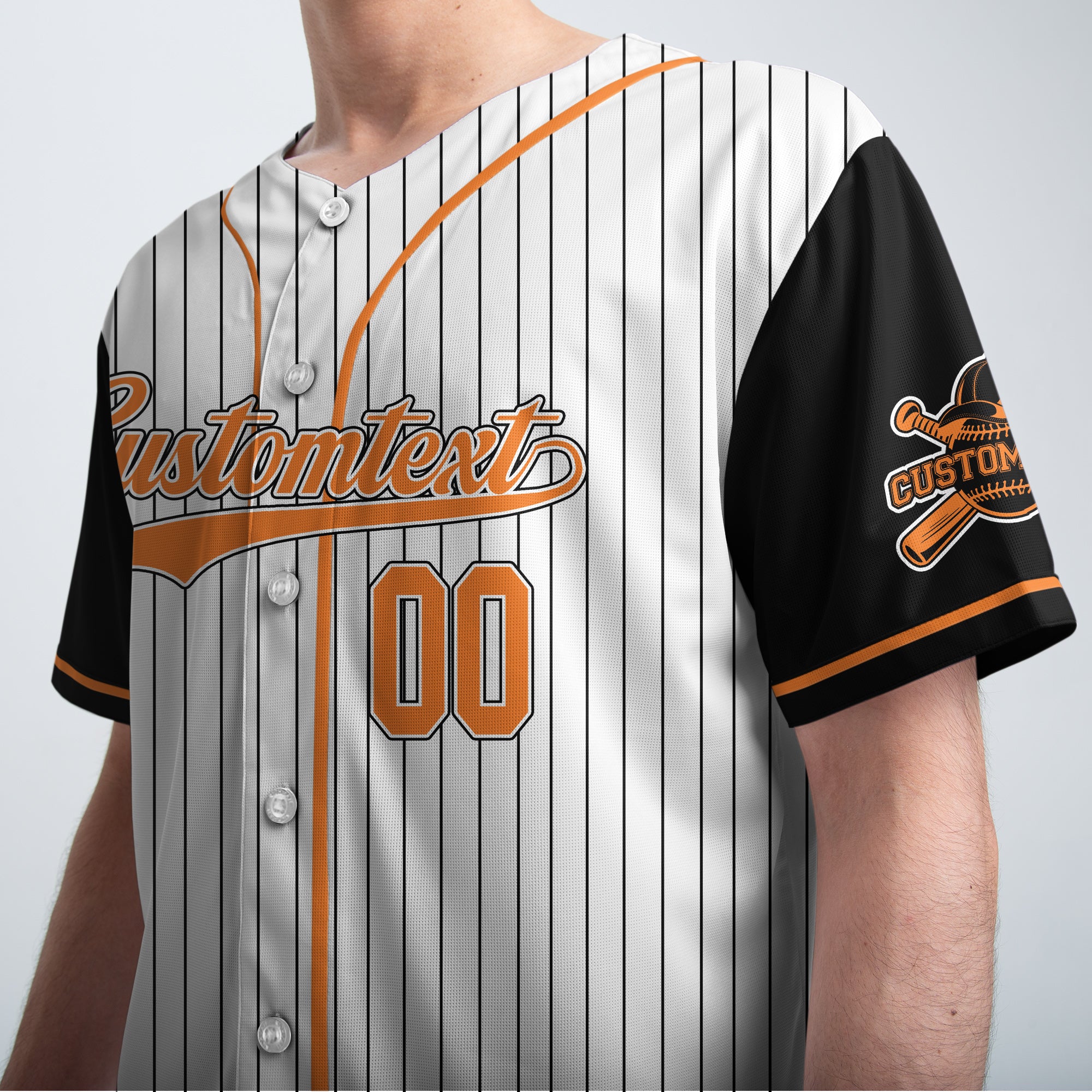 Custom White Black Raglan Baseball Jersey - You Can Win You Can Lose