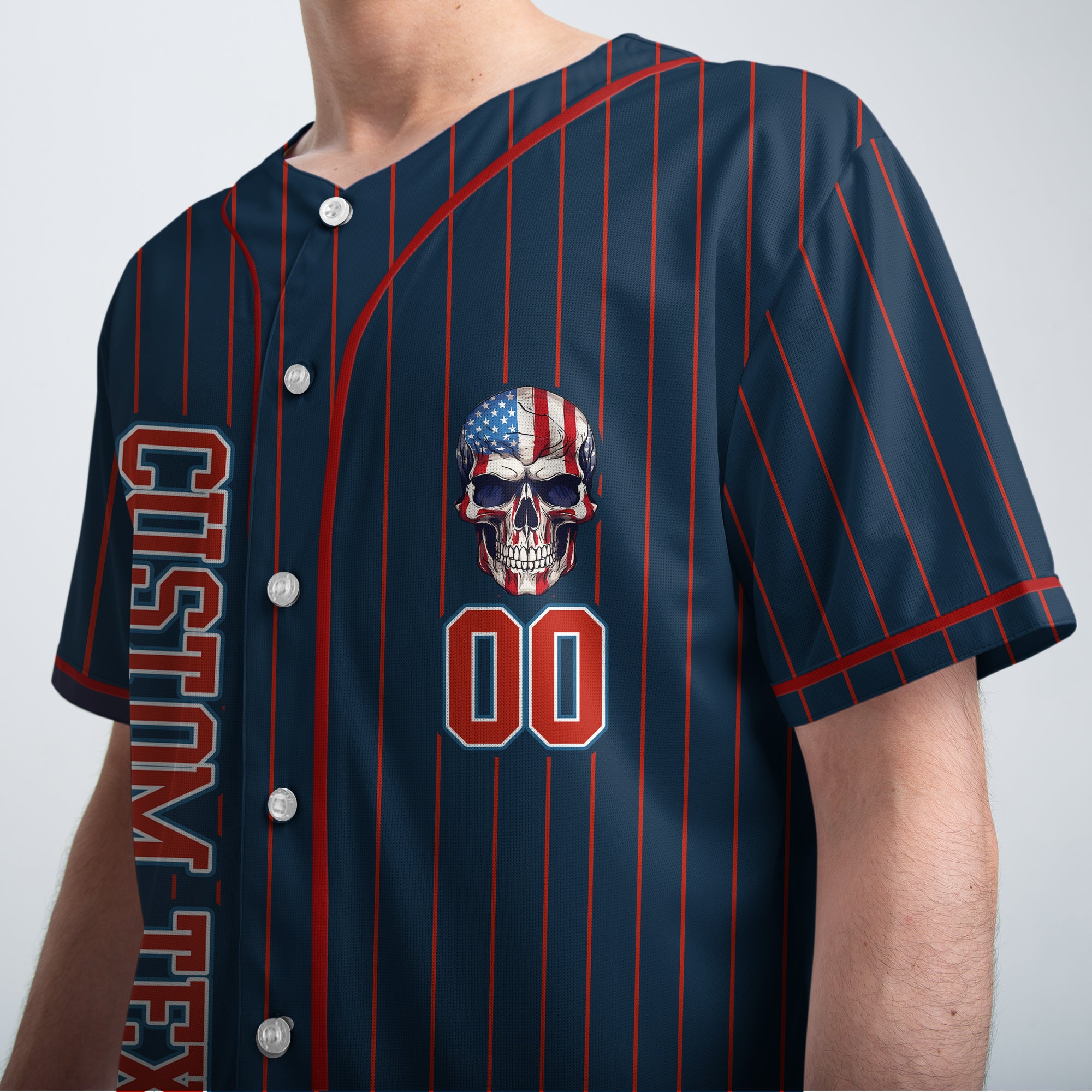 Chill The Fourth Out - Custom Fourth Of July Baseball Jersey
