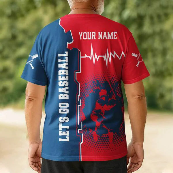 Let's Go Baseball - Baseball Lover - Custom Baseball 3D Tshirts Baseball Shirts for Lovers - All Over Print