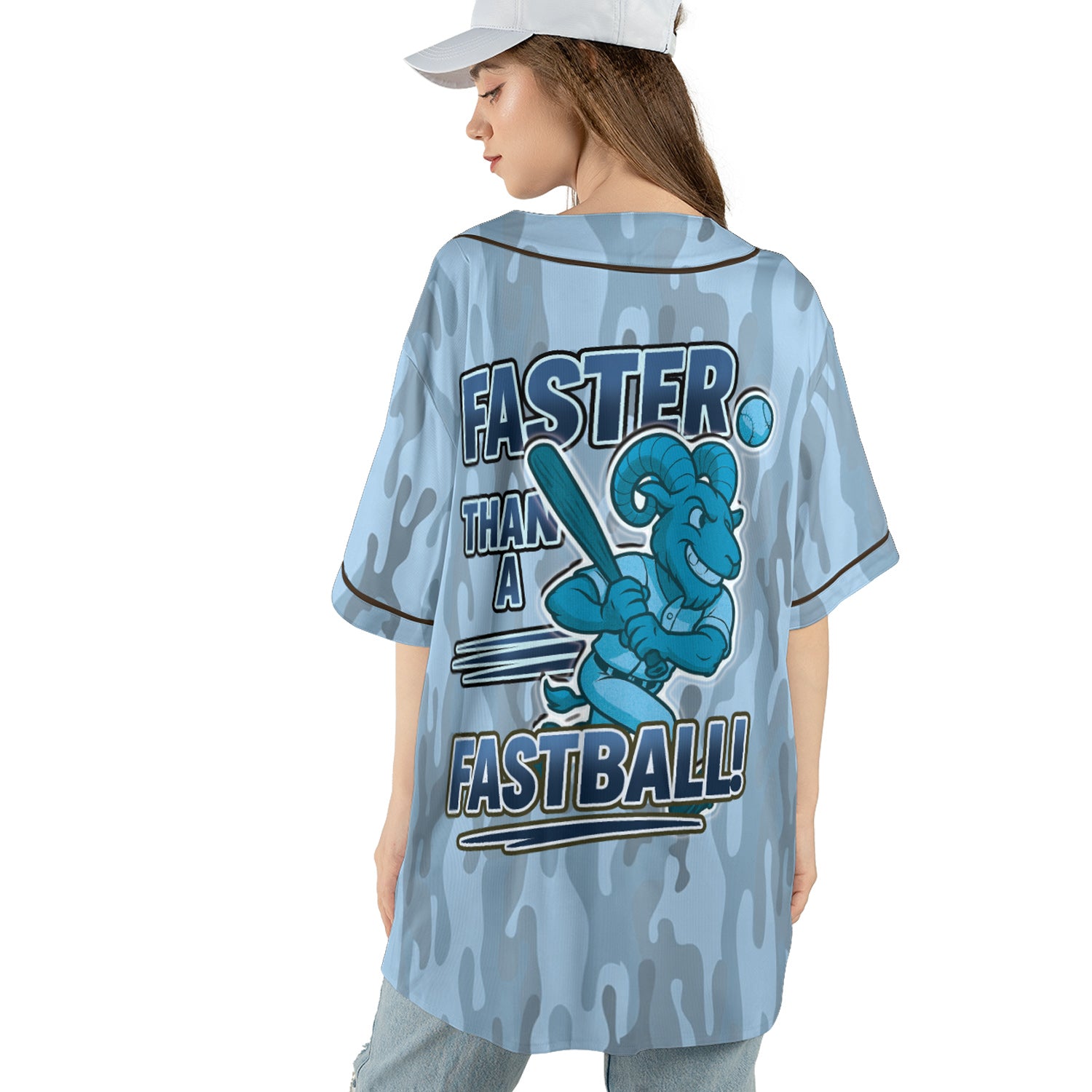 Aries Zodiac Baseball Jersey – Ice Camo Speedstrike Edition