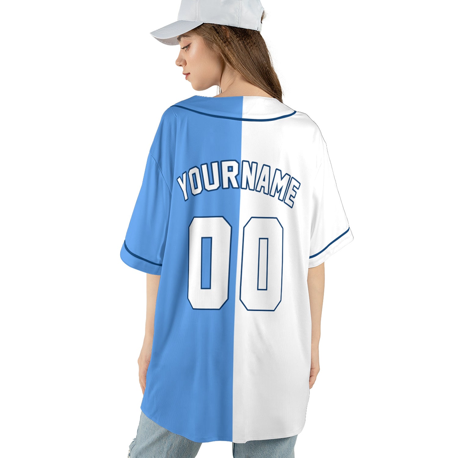 Custom Baseball Jersey – Green Camo Leo