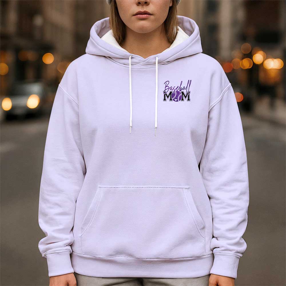 Baseball Mom - All Over Print Baseball Hoodie