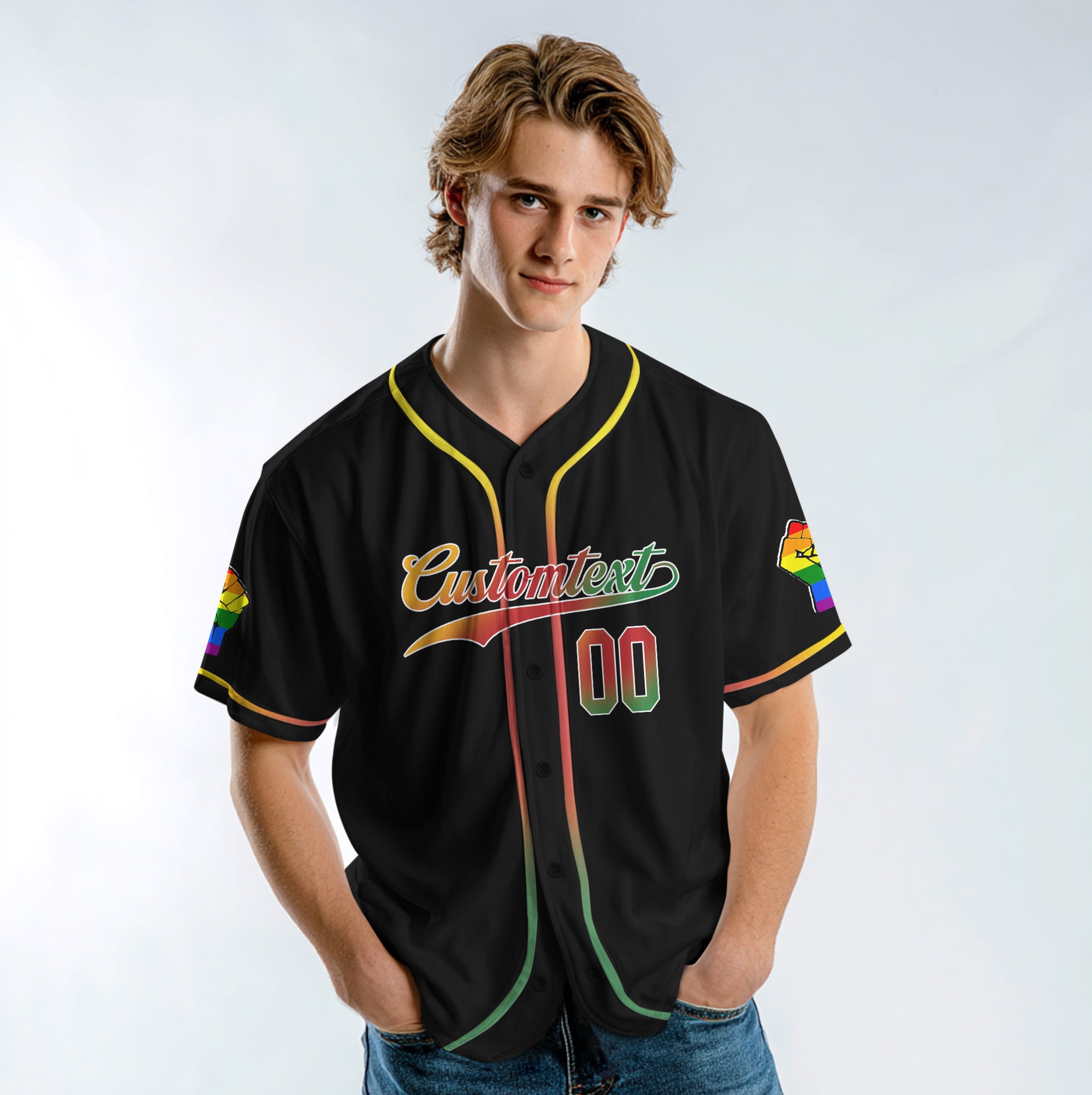 Custom Juneteenth Baseball Jersey - Juneteenth Breaking Every Chain