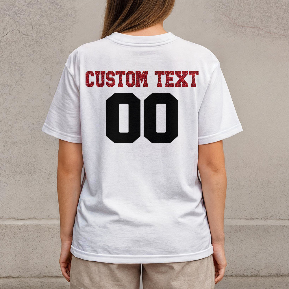 I'll Always Be His Biggest Fan - White and Black Baseball T-Shirt