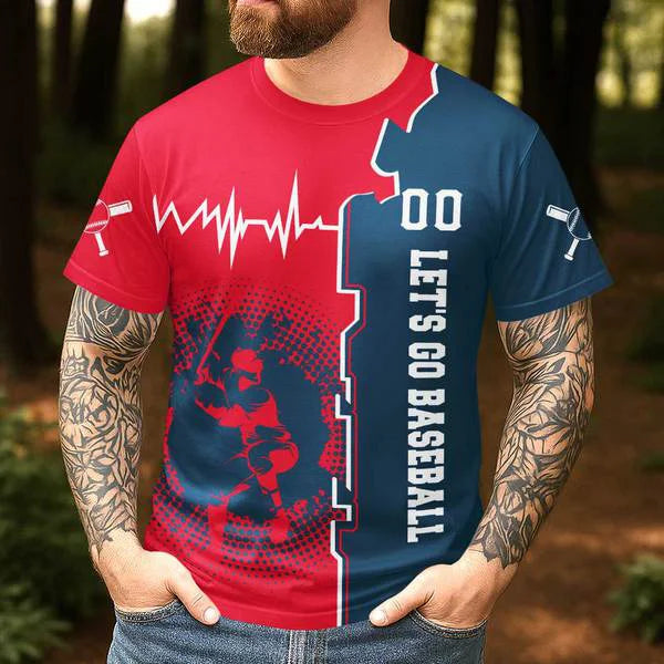 Let's Go Baseball - Baseball Lover - Custom Baseball 3D Tshirts Baseball Shirts for Lovers - All Over Print
